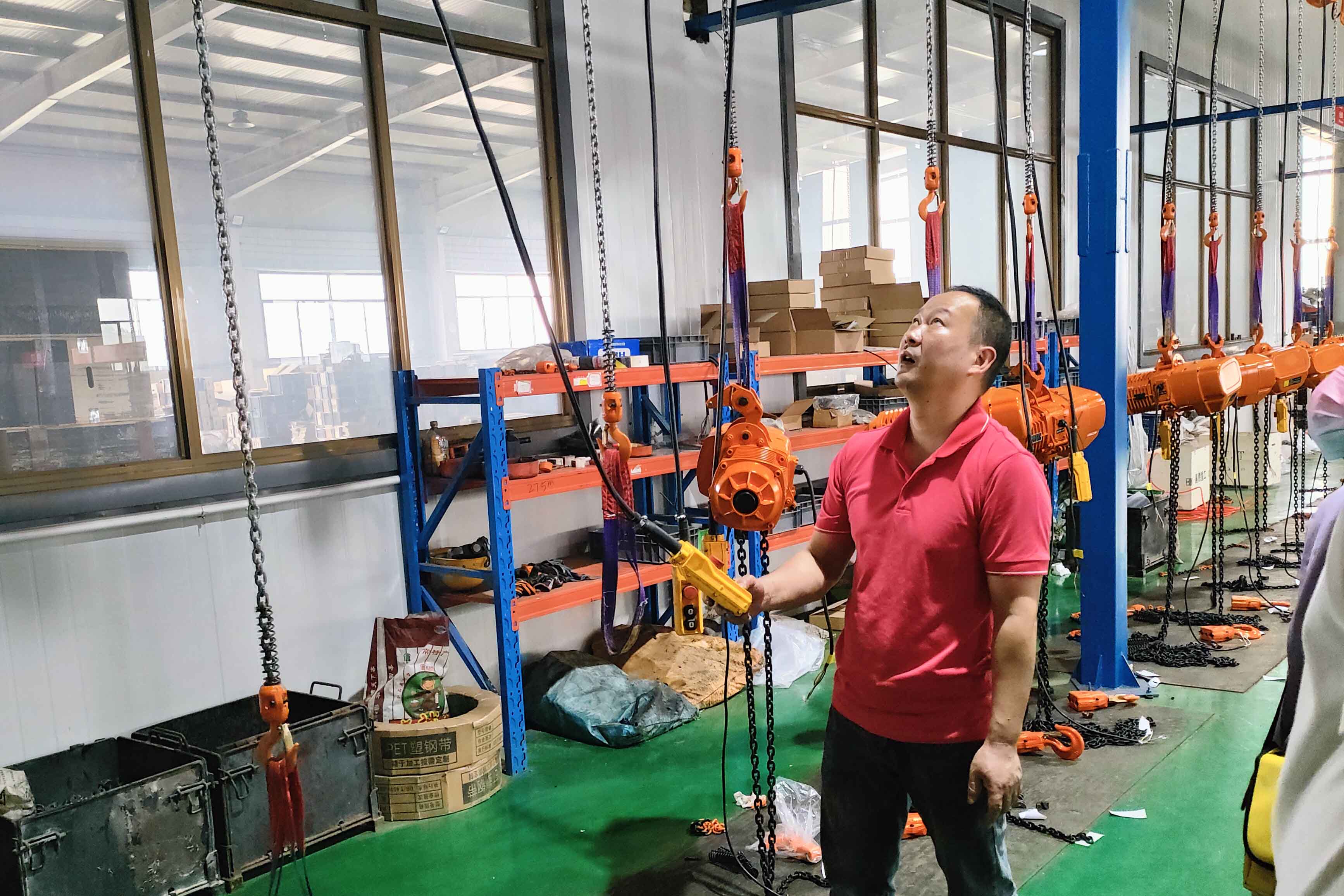 I-HHB Electric Chain Hoist Test1