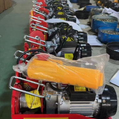 factory of pa mini wire rope electric hoist (1)