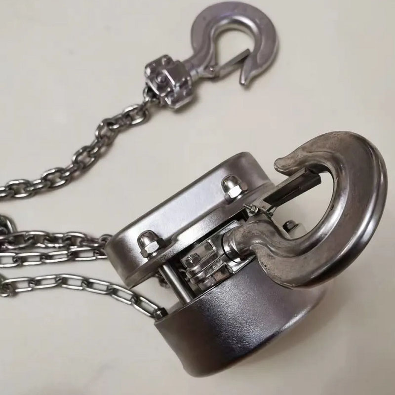 hszb stainless manual chain hoist details (3)